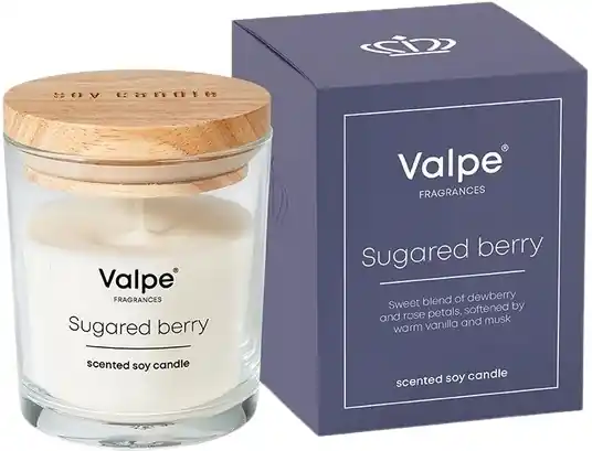 Aromatic Soy Candle "Sweet Blackberry" - Bath and Body