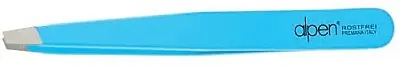 Slanted Tweezers, blue, 8456.10TU, 10 cm - Accessories