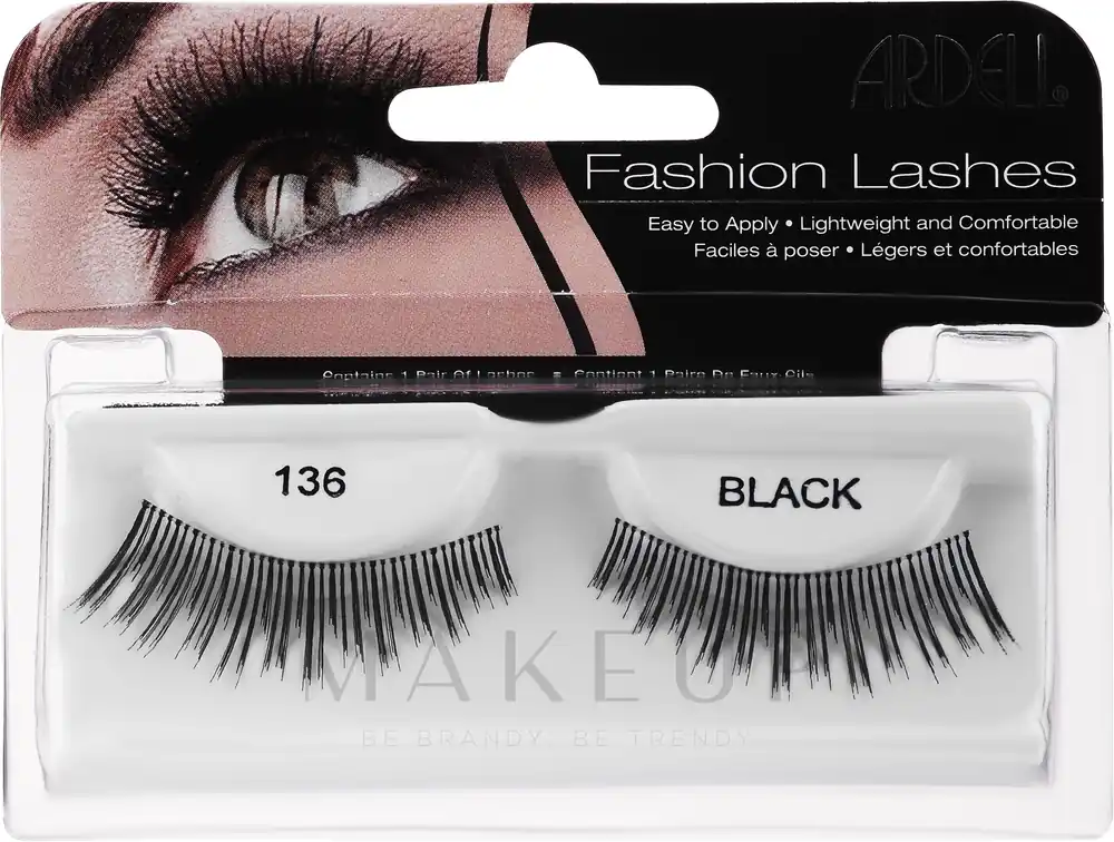 Ardell Glamour Lashes Black 136 - Makeup