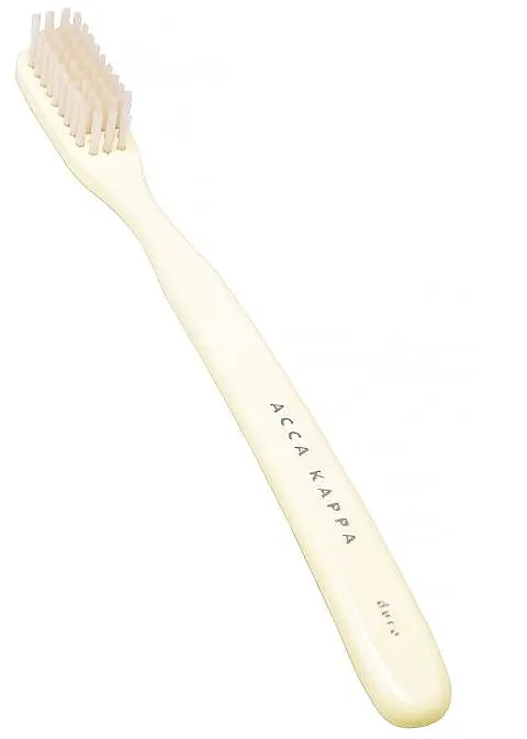 Hard Toothbrush, milky - Bath and Body