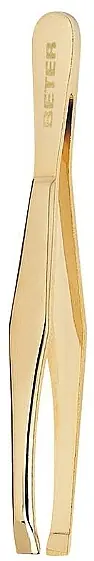 Straight Brow Tweezers, golden - Accessories
