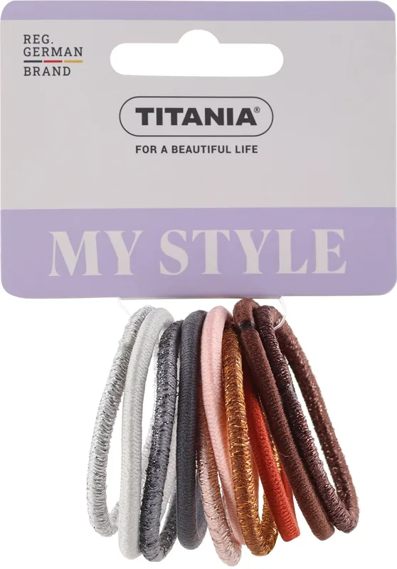 Hair Ties, 10 pcs, multicolor, 4 cm - Accessories