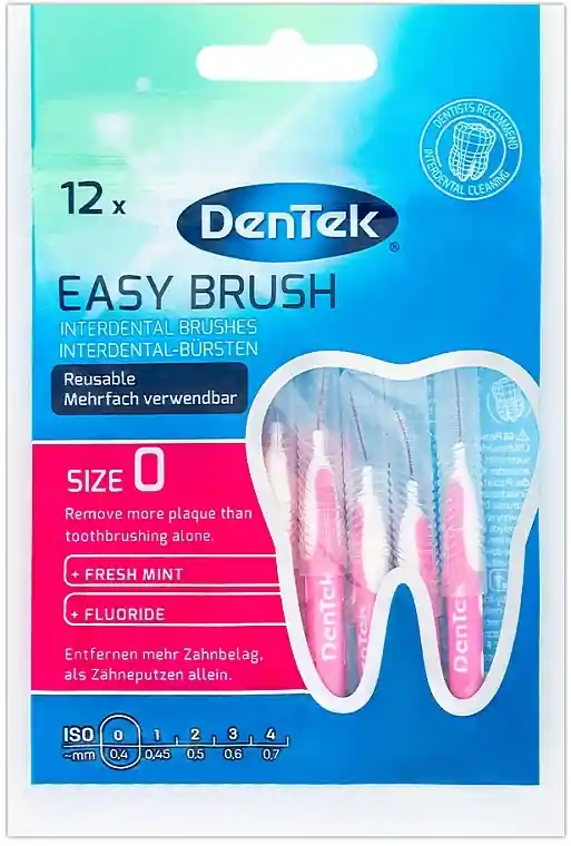 Interdental Brushes, 0.4 mm, Pack of 12 - Bath and Body