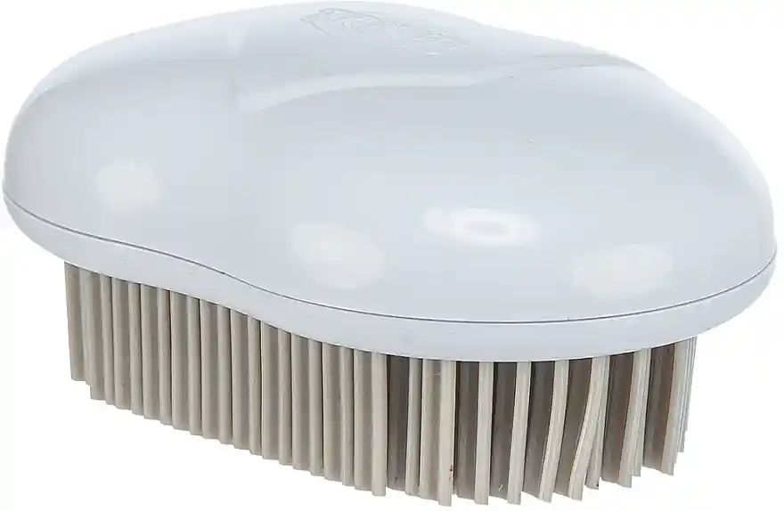 Pet Hair Removal Brush for Various Surfaces, 7x10 cm, White-Grey