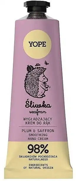 Natural Smoothing Hand Cream 'Plum and Saffron' - Bath and Body