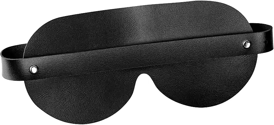 Eco-Leather Mask "Dark Queen", black