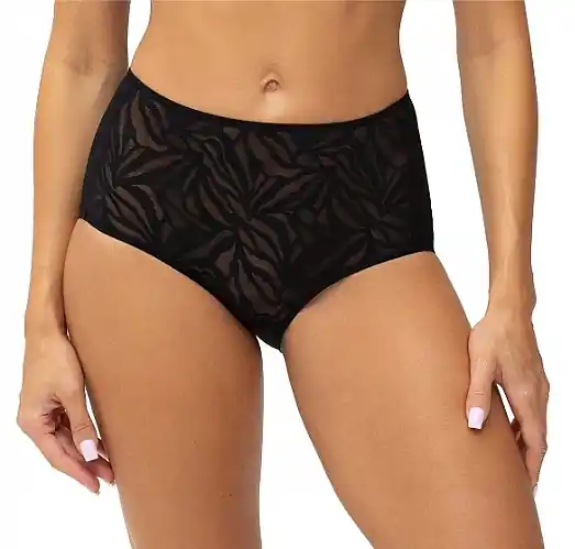 High-waisted panties 'Fuller', black