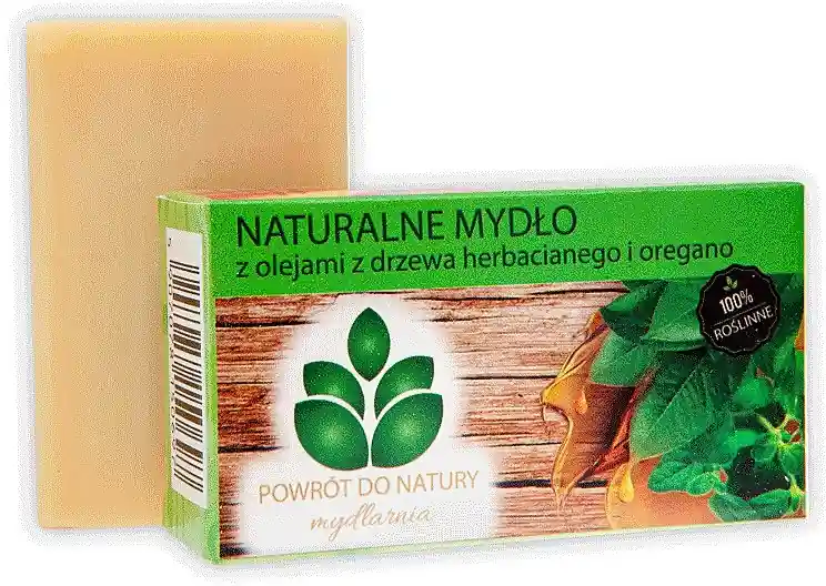 Natural Soap "Tea Tree Oil & Oregano" - Bath and Body