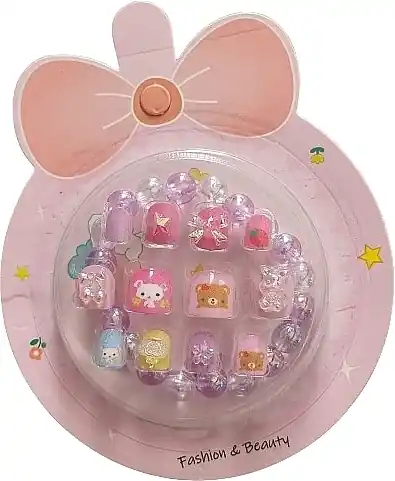 Self-Adhesive False Nails for Kids with Bracelet, 937