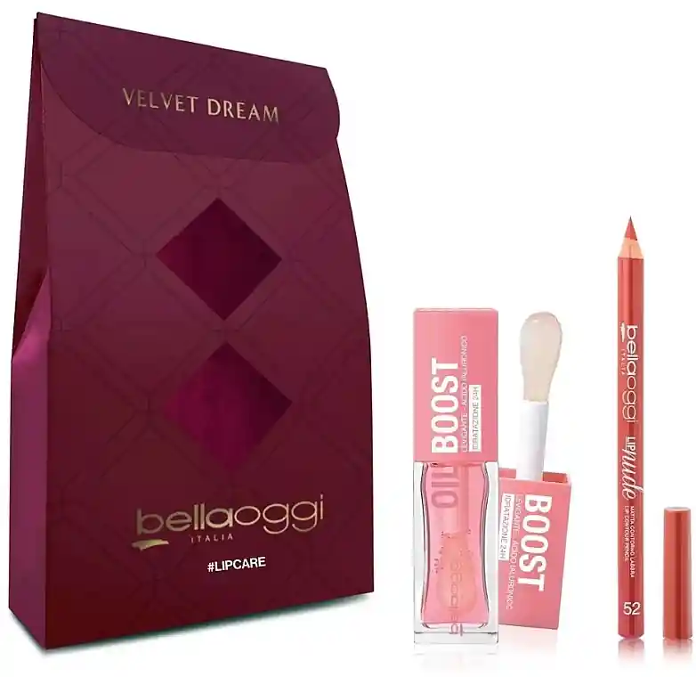 Bellaoggi Lip Care Mini Kit (lip/oil/5.3ml + lip/liner/1.1g) - Makeup