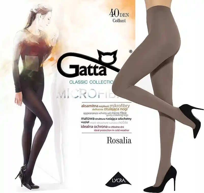 Rosalia Tights 40 Den, machiato - Clothes