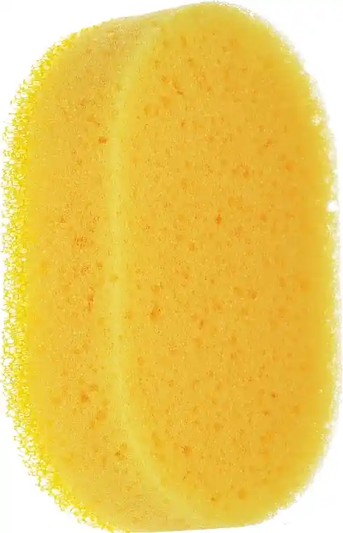 Bath sponge 30451, yellow-gold