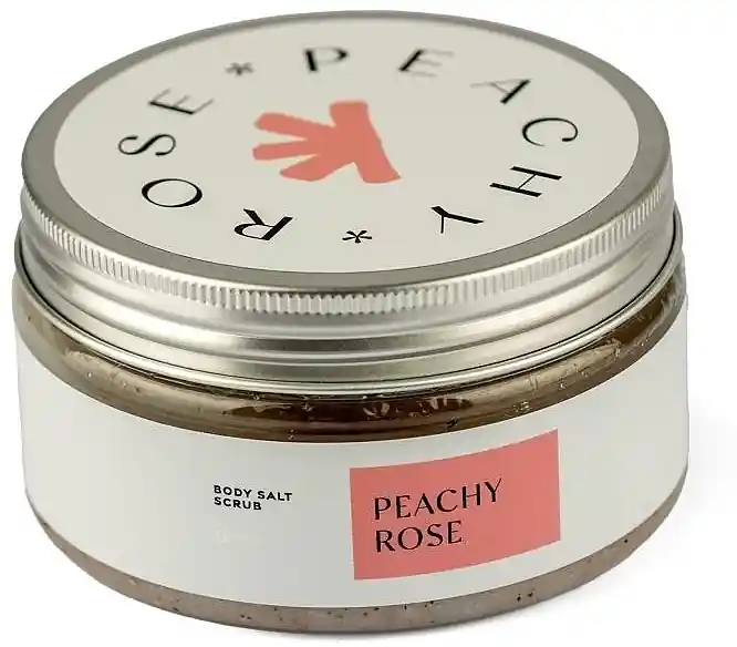 Peach Rose Salt Body Scrub - Bath and Body