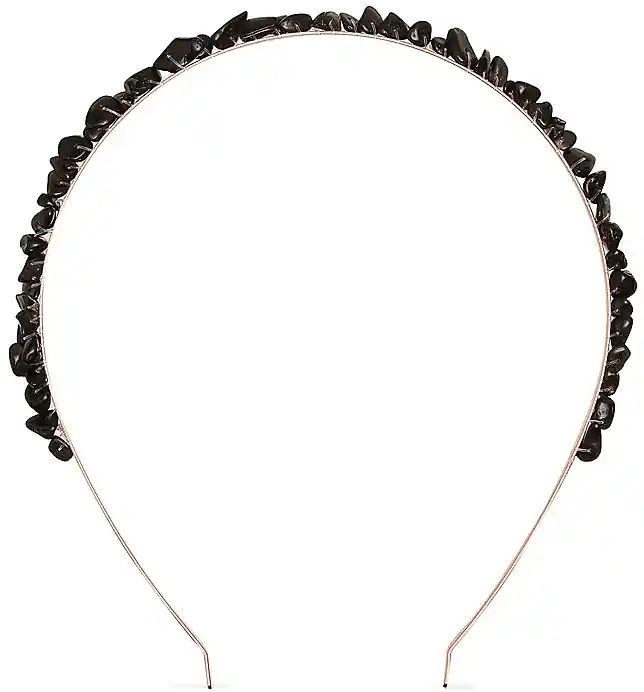 Black Obsidian Hair Band - Accessories