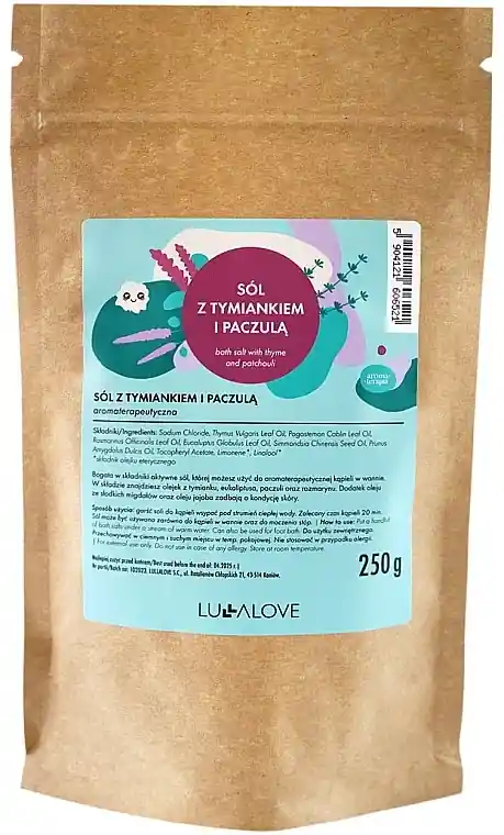 Thyme & Patchouli Bath Salt - Bath and Body