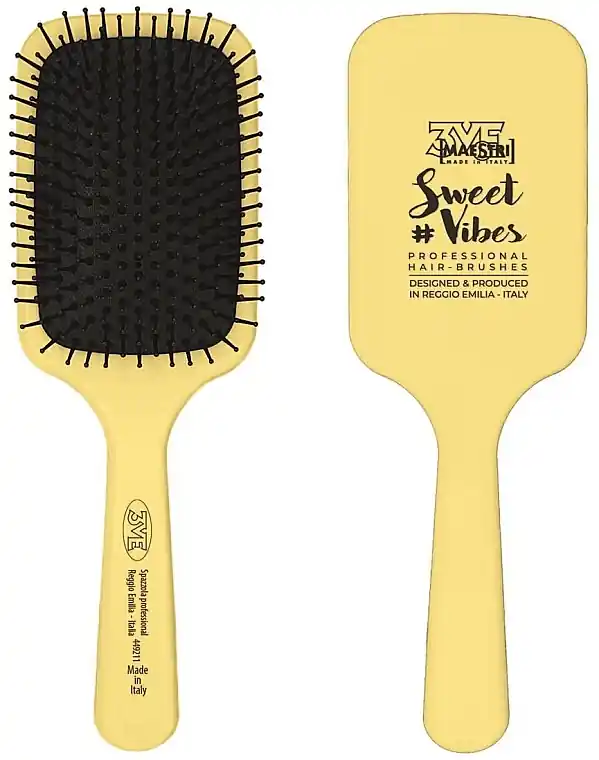 Plastic Hairbrush 449211, Yellow - Accessories