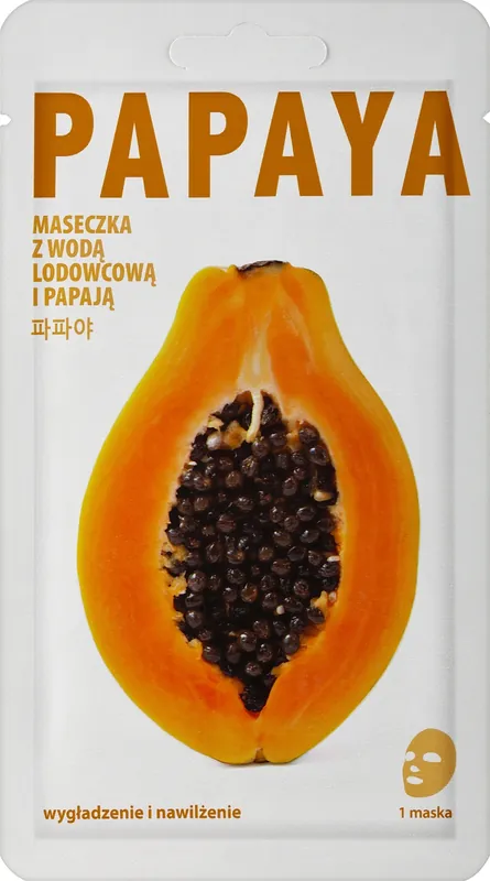 Exfoliating Face Sheet Mask "Papaya" - Skin Care Products