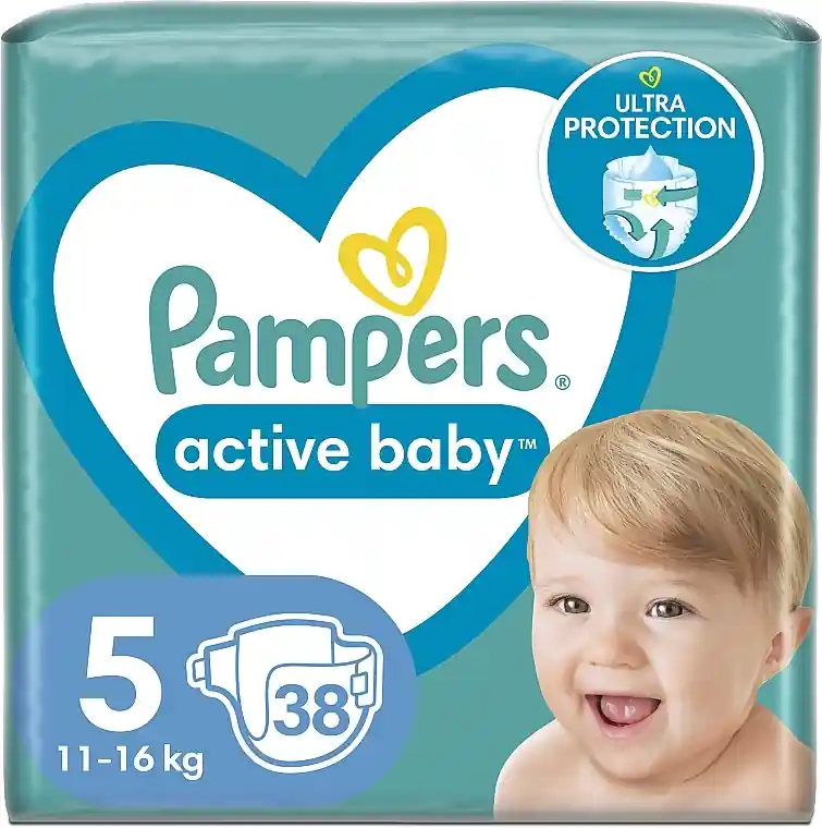 Diapers Active Baby 5 (11-16 kg), 38 pcs.
