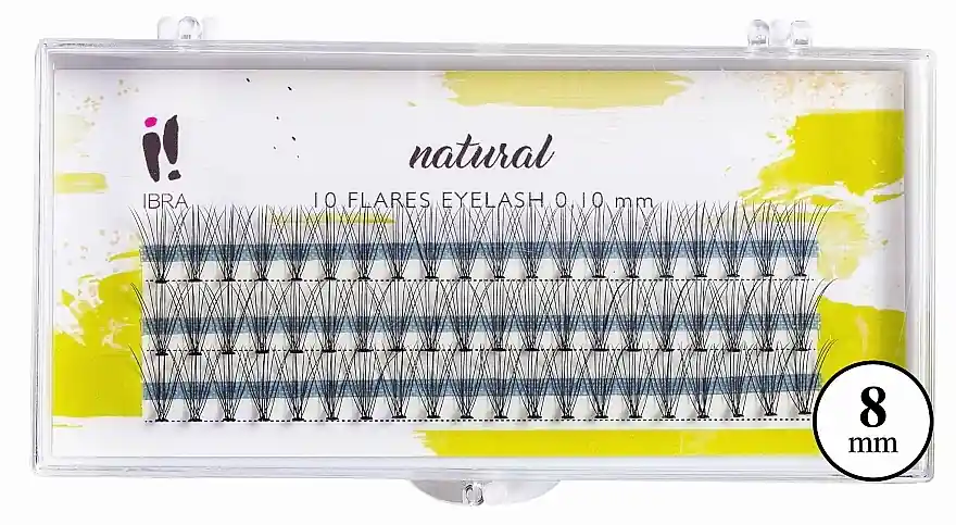 Ibra 10 Flares Eyelash Knot Free Naturals - Makeup