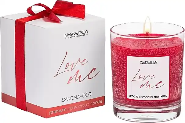 Magnetifico Love Me Sandalwood Scented Candle - Bath and Body