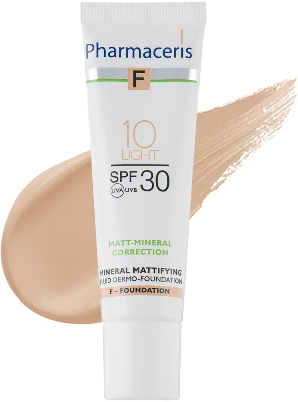 Pharmaceris F Mineral Mattifying Fluid Dermo-Foundation SPF 30