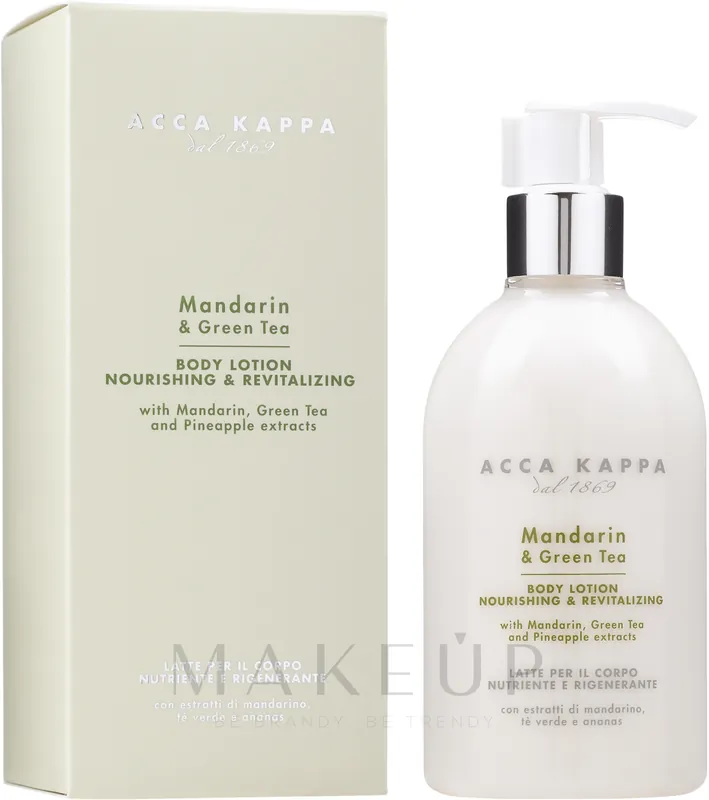 Acca Kappa Mandarin & Grean Tea Body Lotion - Bath and Body
