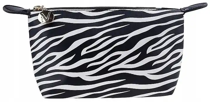 Zippered Cosmetic Bag, 24* 7.5*14.5 cm, Zebra - Accessories