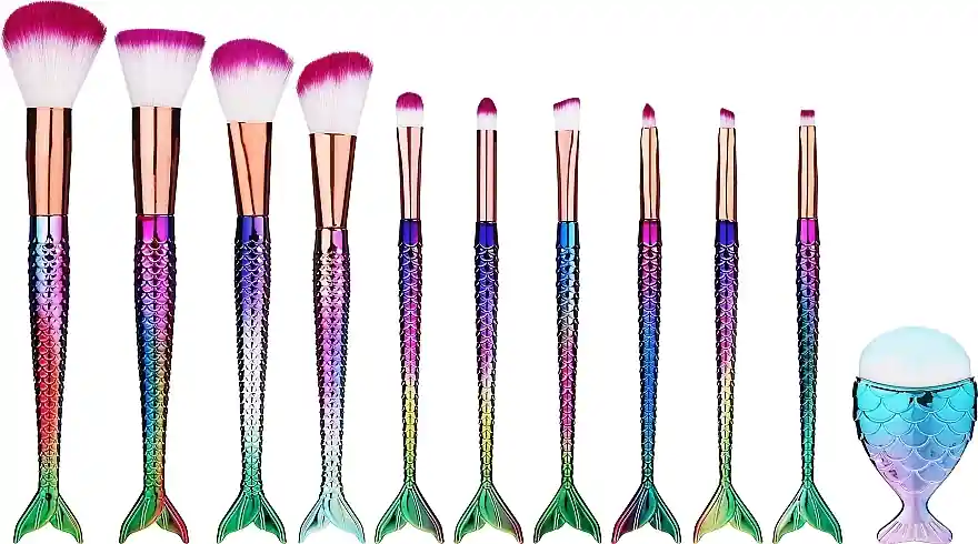 Makeup Brush Set, 11 pcs - Accessories
