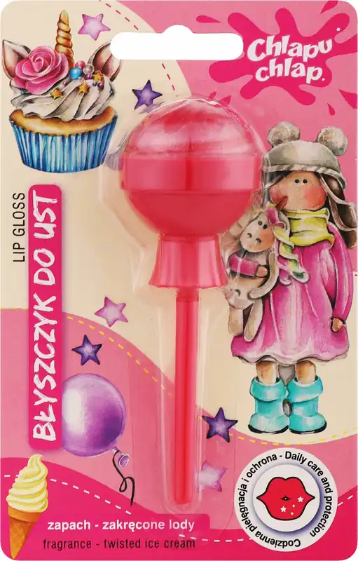 Chlapu Chlap Lip Gloss Twisted Ice Cream - Makeup