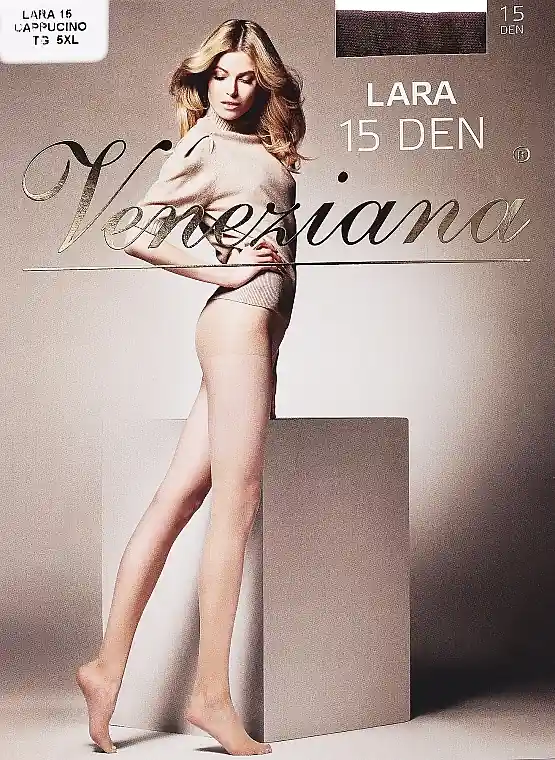 Women's Tights "Lara", 15 Den, Cappuccino - Clothes