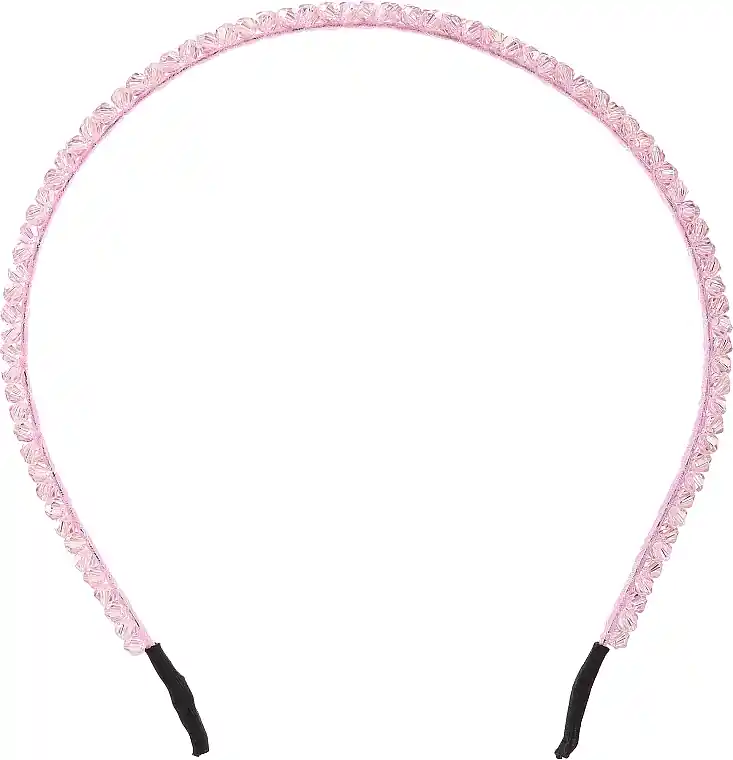 Hair band with pebbles, FA-5662, pink