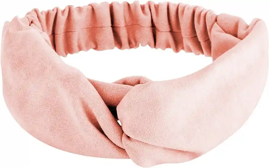 Suede Twist Headband, Peach - Accessories