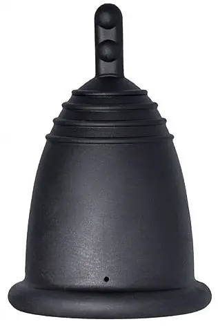 Menstrual Cup with Stem, size S, black - Accessories