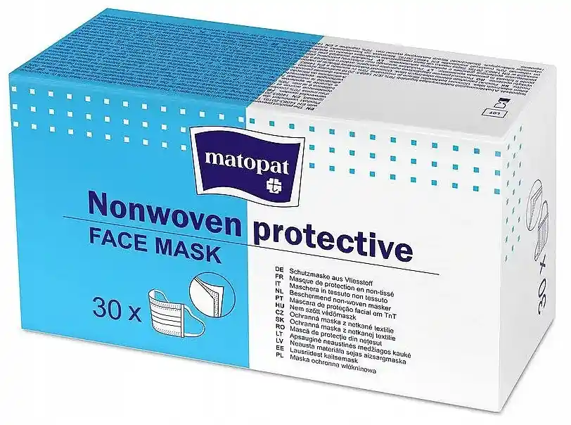 Nonwoven Disposable Masks, 30 pcs - Bath and Body
