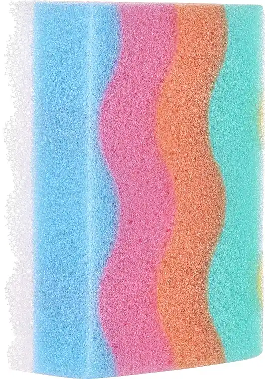 Rectangular Shower Sponge 'Rainbow 28' - Accessories