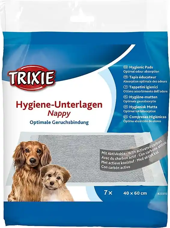 Absorbent pads for puppies, with activated charcoal, 40x60 cm - Trixie