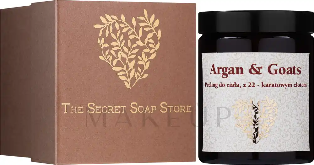 Body Scrub with Salt and Sugar 'Argan and Goat Milk' - Bath and Body