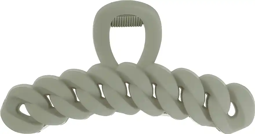 Hair clamp, matte, 28052, light green - Accessories