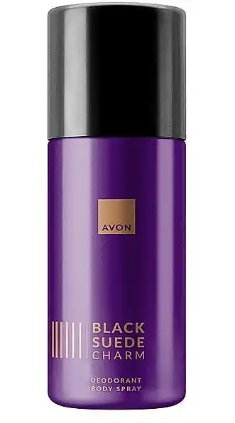 Avon Black Suede Charm - Bath and Body