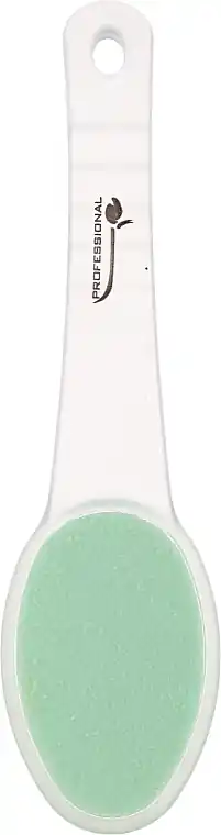 Double-sided ceramic foot file, green