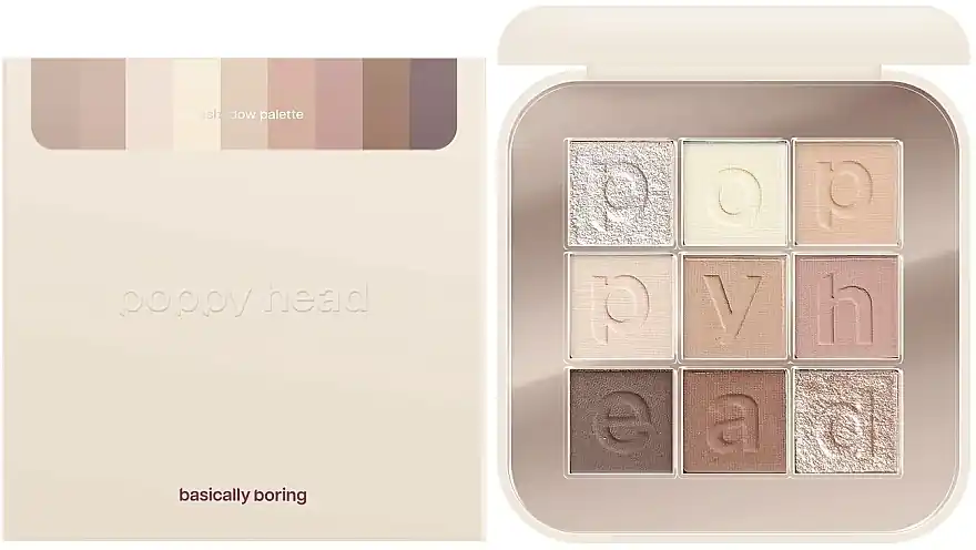 Poppy Head Eyeshadow Palette Basically Boring - Makeup