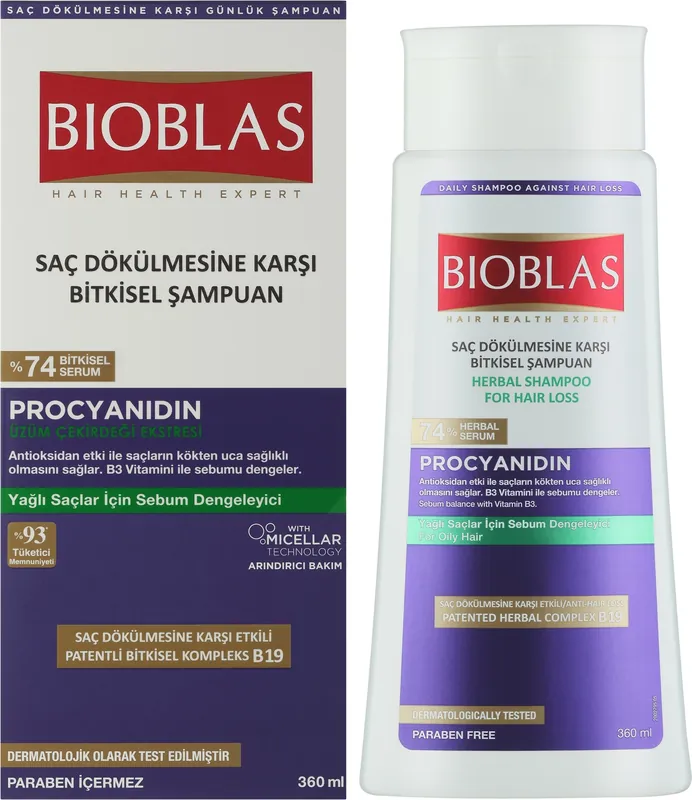 Procyanidin Shampoo for Oily Hair