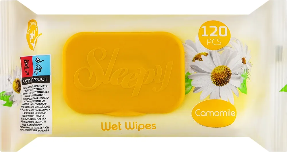 Chamomile Wet Wipes, 120 pcs - Accessories