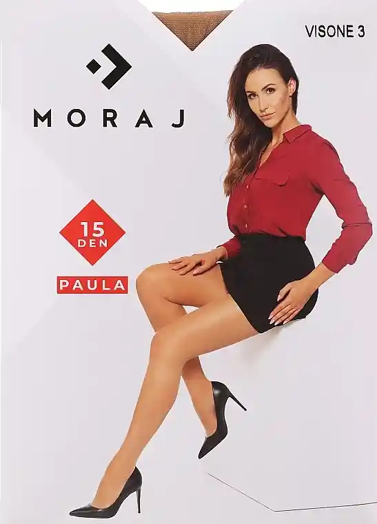 Paula Women's Tights, 15 DEN, Visone - Clothes