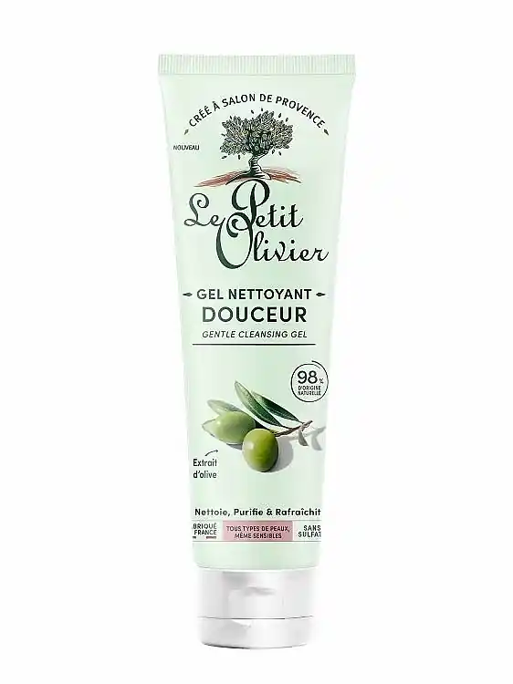 Soft facial cleansing gel with olive extract - Skin Care Products