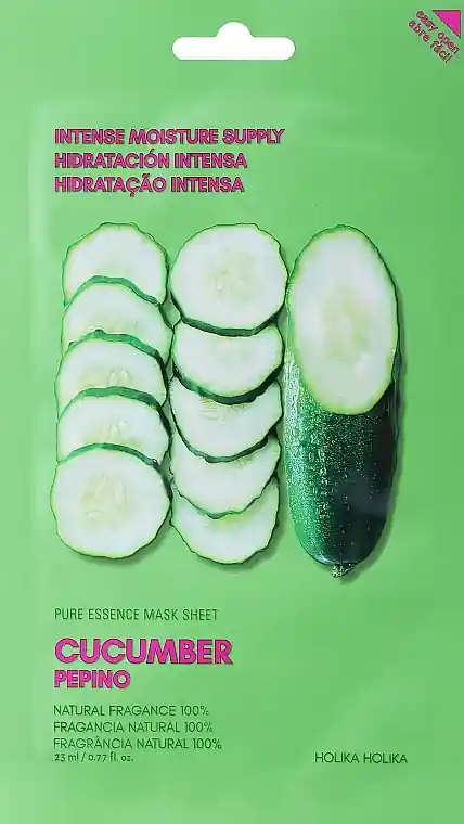 Sheet Mask "Cucumber" - Skin Care Products