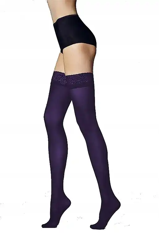 Stockings "Ar Fiona", 60 Den, violet - Clothes