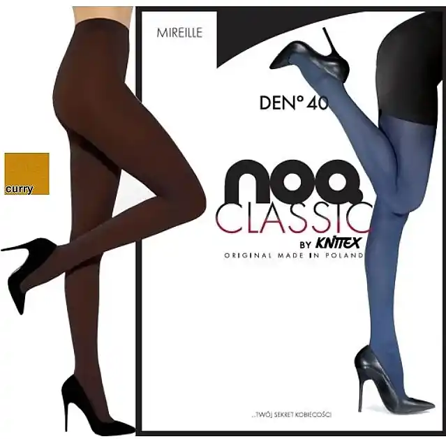 Tights 'Mireille/Maxielle', 40 Den, curry - Clothes