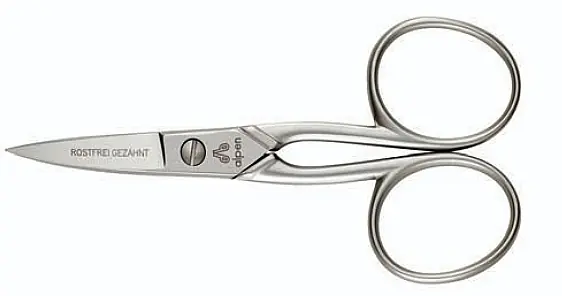 Nail Scissors, stainless steel, micro-notches, 9 cm