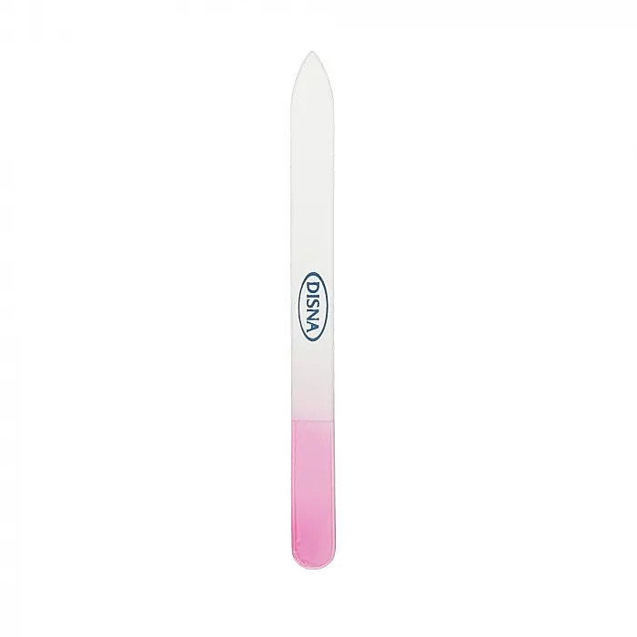 Glass Nail File, 13.8 cm, pink - Accessories